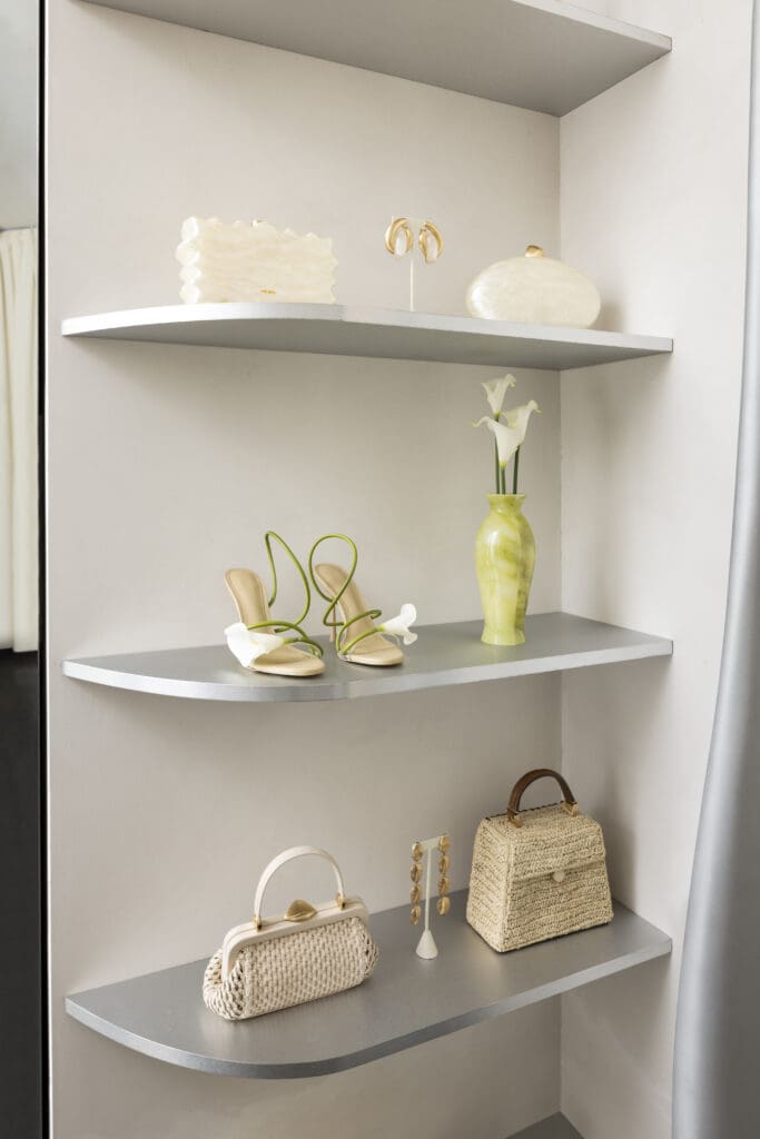 Jasmin Larian Hekmat founded Cult Gaia, which is known for its statement-making, sculptural pieces. (Photo by Aaron Dougherty)