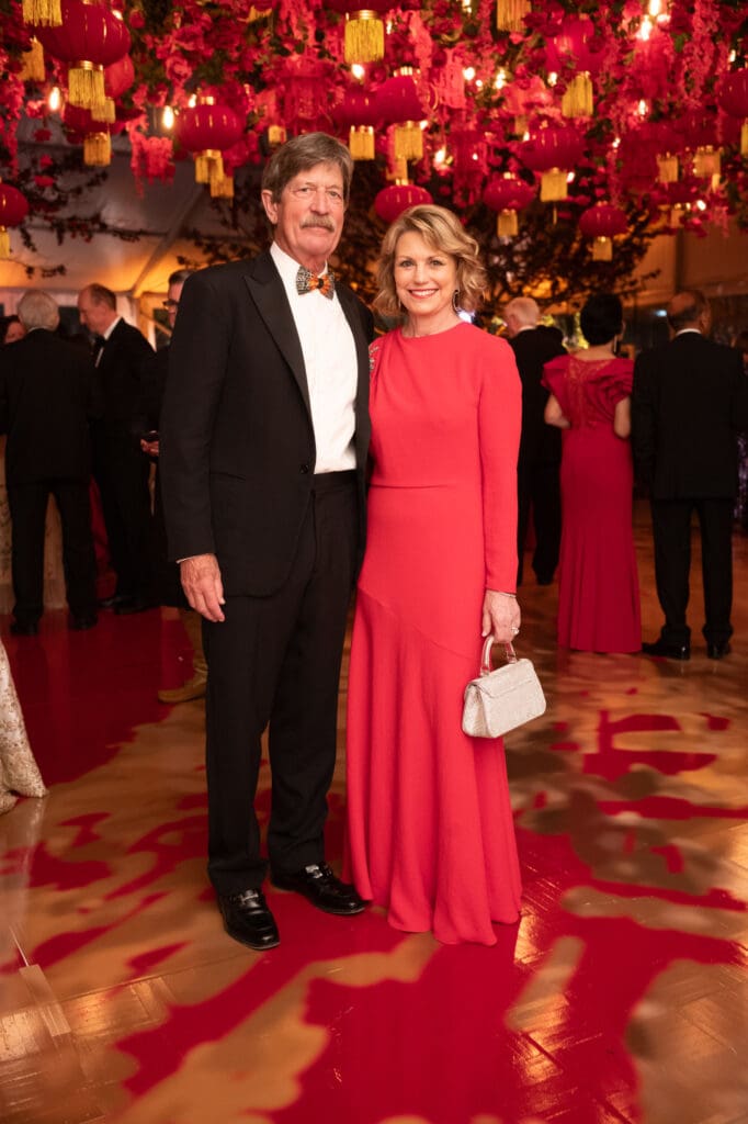 Steve & Kelley Lubanko at Asia Society Texas’ Tiger Ball 2025: Enchanting Shanghai, honoring Y. Ping Sun and David Leebron, on Friday, March 7, 2025. (Photo by Daniel Ortiz)