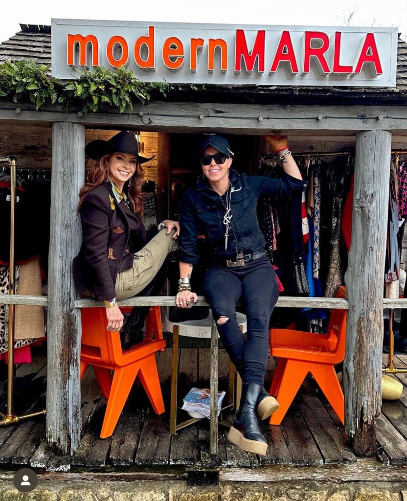 Marla Hurley, Laura Goodson. Cowboy Couture: A Western Luxe Fashion Activation takes place in Henkel Square, Tuesday, March 25 — entry 6 pm, fashion show 7:30 pm