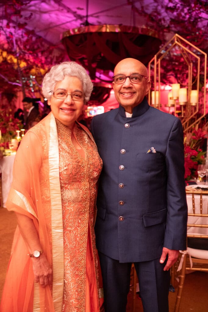 Marie & Vijay Goradia at Asia Society Texas' Tiger Ball 2025: Enchanting Shanghai, honoring Y. Ping Sun and David Leebron, on Friday, March 7, 2025. (Photo by Daniel Ortiz)