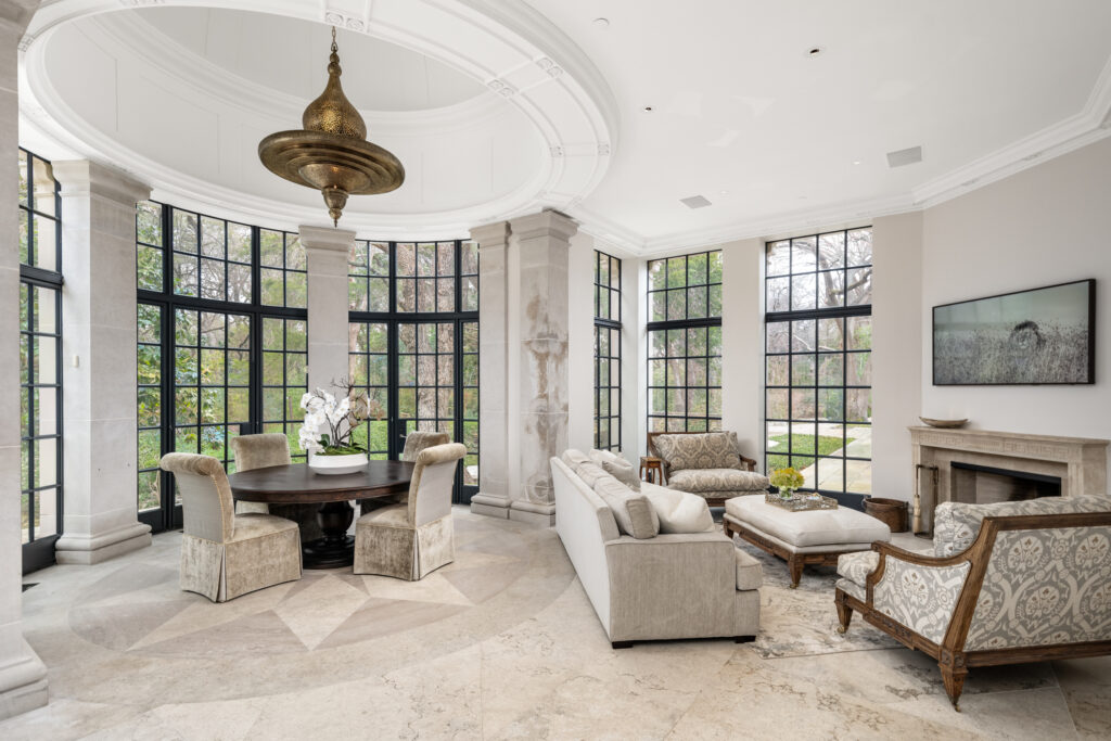 The Crespi family owned the estate until 1997 when investor Tom Hicks bought it, later trading ownership amongst a few other notable Dallasites. (Photo by Briggs Freeman Sotheby's International Realty)