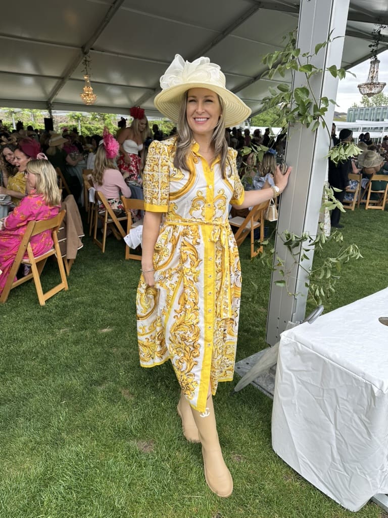 Bethany Buchanan at the 'Hats in the Park' luncheon benefiting Hermann Park Conservancy. (Photo by Shelby Hodge)