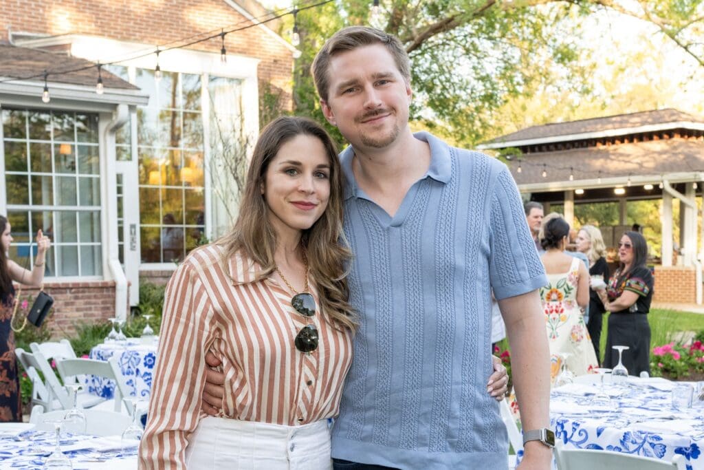 Alex Barrionuevo, Austin Wwells at The Houstonian 'Tribute to Mezcal' dinner. (Photo by Jacob Power)