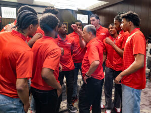 The University of Houston Cougars, Big XII Conference Champions and riding a 13-game winning streak, earned the #1 seed in the NCAA Midwest Regional, during Selection Sunday at the Post Oak Hotel