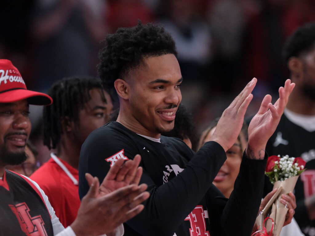 University of Houston forward Ramon Walker Jr. hasn't been able to return from his hand injury. (Photo by F. Carter Smith)