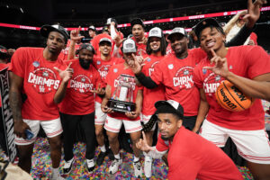 University of Houston’s have a great case for being the best group of guards in the entire country. (Photo by Denny Medley/Big 12 Conference)