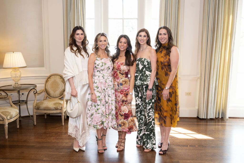 Demi McCormack, Ashley Sloan, Elizabeth Douglass, Camille Connely Disney Harris at Children's Museum Houston Friends and Family Luncheon. (Photo by Wilson Parish)