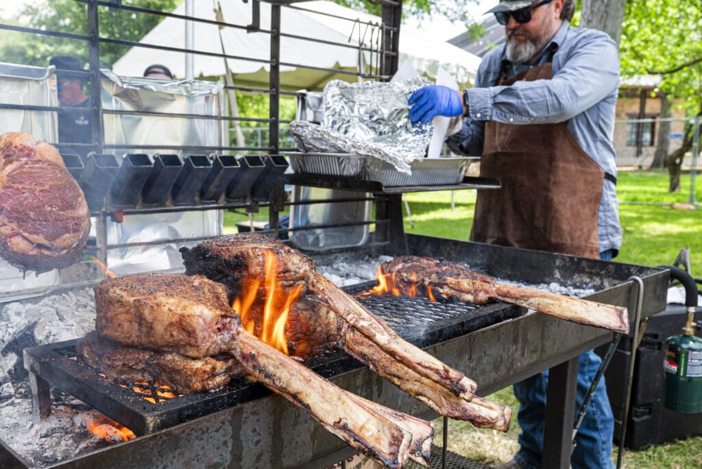 Ring of Fire brings all the pitmasters to the Fort Worth Food + Wine Festival. (Photo by Nancy Farrar)