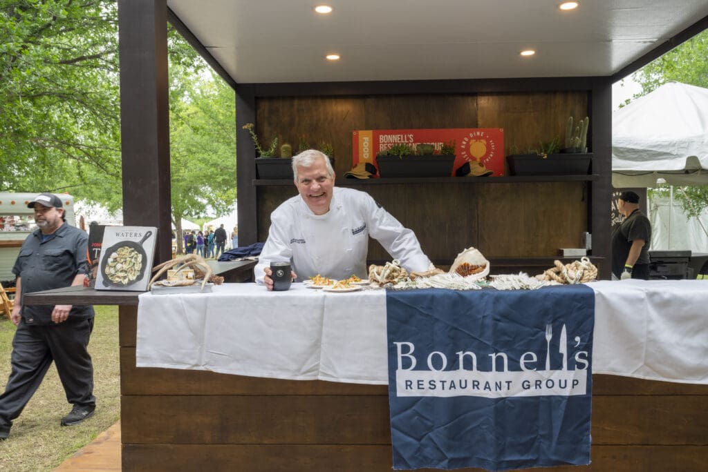 Jon Bonnell brings his concepts to every event. (Photo by Nancy Farrar)