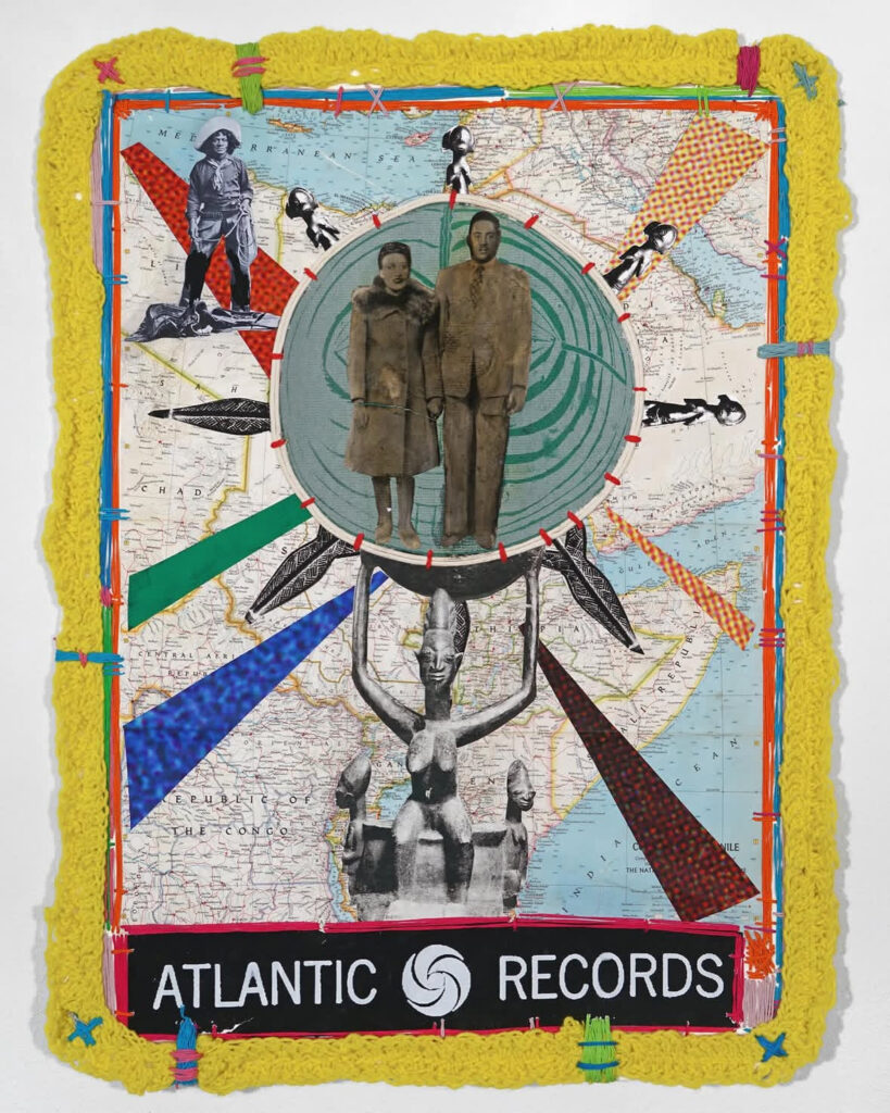 Robert Hodge's "The Immortal Life of Henrietta Lacks," 2024, on view at Gensler Houston headquarters. (Courtesy Robert Hodge and the Guess Lawson Collection)