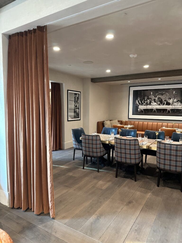 One of the marvelously updated meeting rooms at Hotel Granduca (Photo by Shelby Hodge)