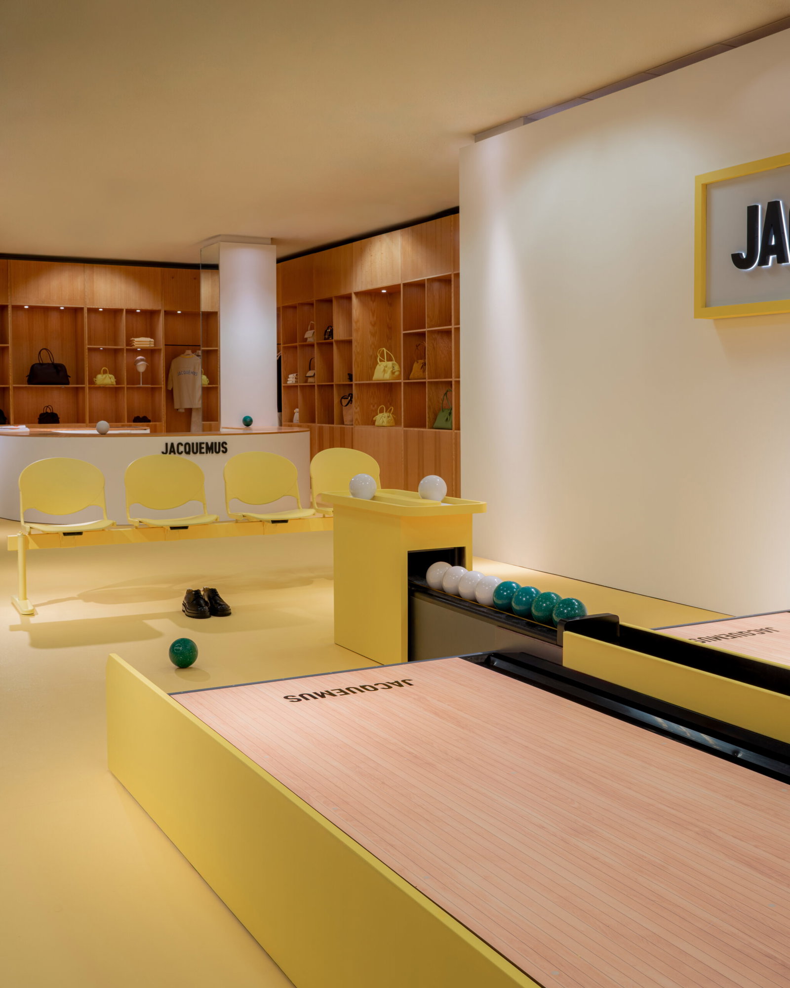 Dallas' Neiman Marcus Unveils A Jacquemus Bowling Ball Alley Pop
