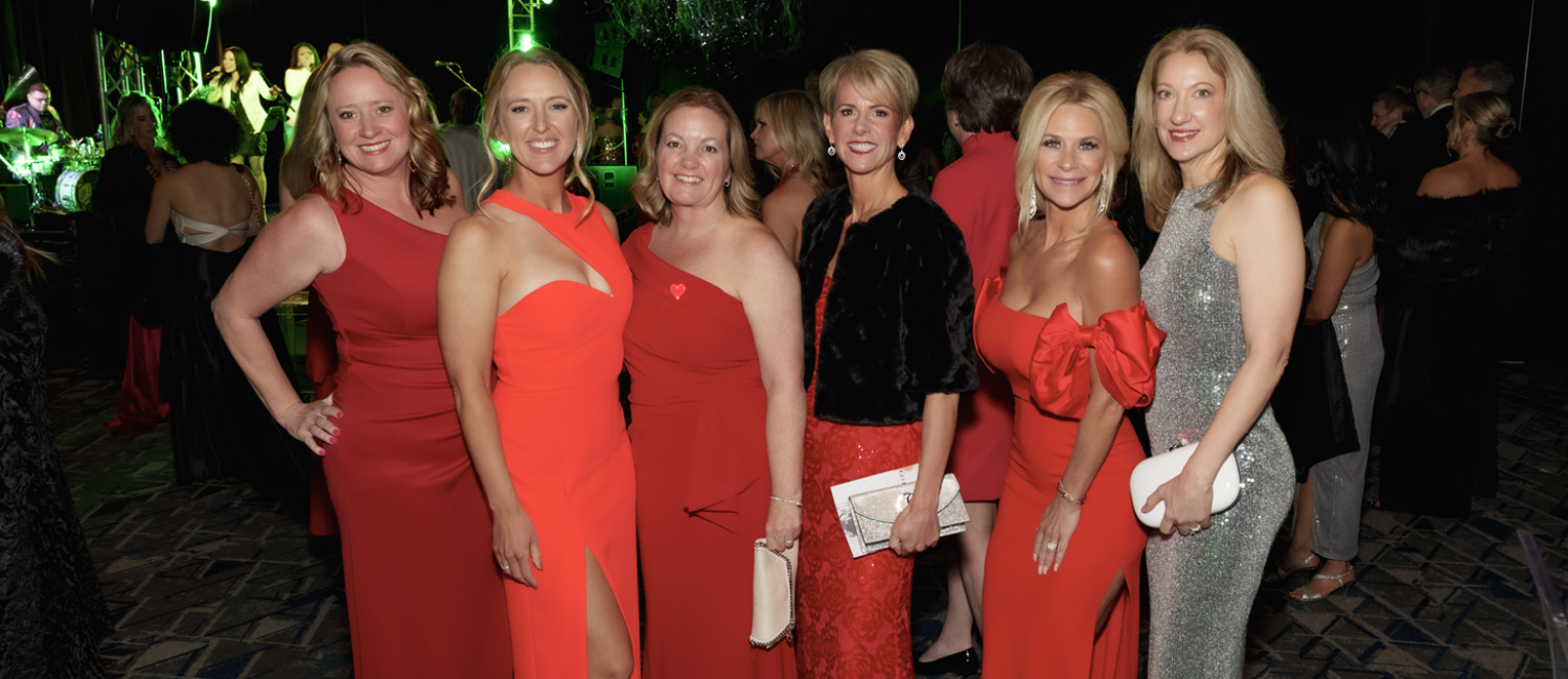 Heart Ball Woodlands Jennifer Tautenhahn, Kate Maddock, Kathy Tautenhahn, Mari Harvey, Amber Butaud, Mary Paur