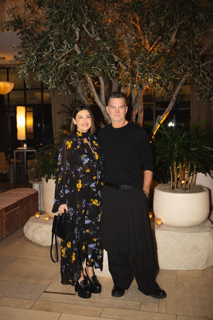 Leslie Baptista and Gray Borcherdin (Photo by A Sea of Love for Dallas Contemporary)