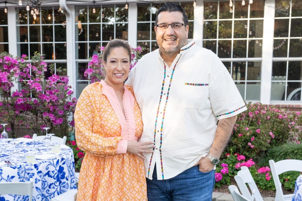 Lorena & Juan Sanchez at The Houstonian 'Tribute to Mezcal' dinner. (Photo by Jacob Power)