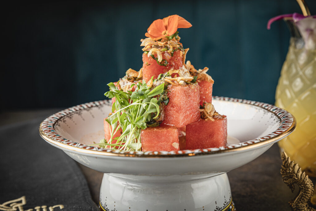 Watermelon Salad from Makiin in the Kirby/River Oaks area. 
