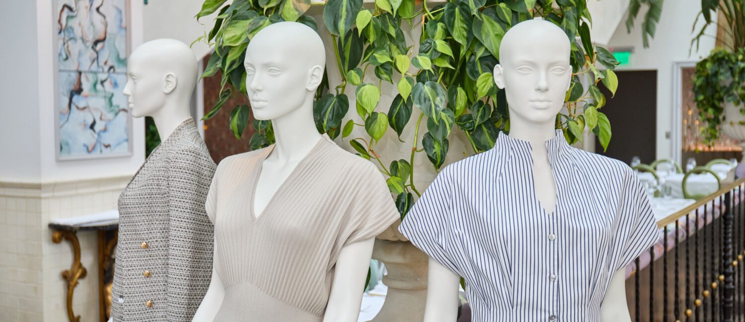 Pieces from the Tanya Foster x Ming Wang collaboration were on display.
