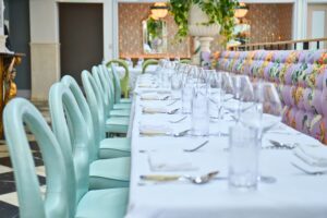 Guests enjoyed a decadent three-course lunch at Mister Charles.