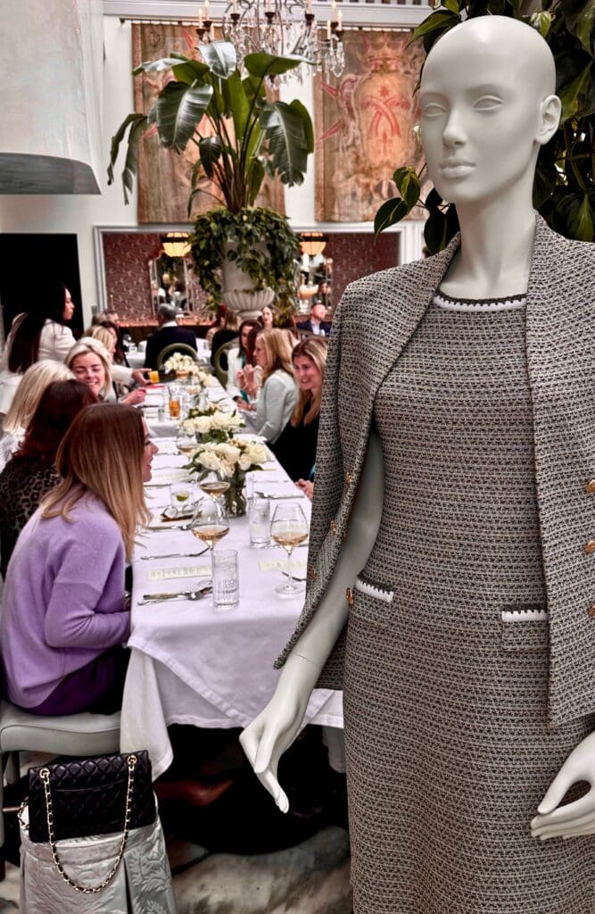 Pieces from the Tanya Foster x Ming Wang collaboration were on display.