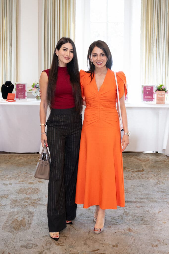Neda Kashani, Rana Mehr at Children's Museum Houston Friends and Family Luncheon. (Photo by Wilson Parish)
