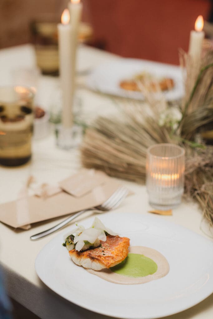 Details from Dallas Contemporary's dinner at Mirador. (Photo by A Sea of Love for Dallas Contemporary)