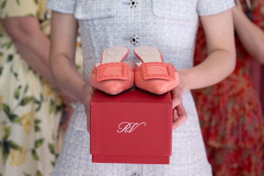 Roger Vivier pumps among the shoe offerings at Neiman Marcus' Le Métier Vivier luncheon (Photo by Wilson Parish)