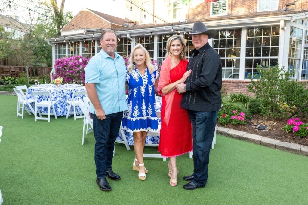 Rich & Laura Strasser, Seliece & Lee Womble at The Houstonian 'Tribute to Mezcal' dinner. (Photo by Jacob Power)