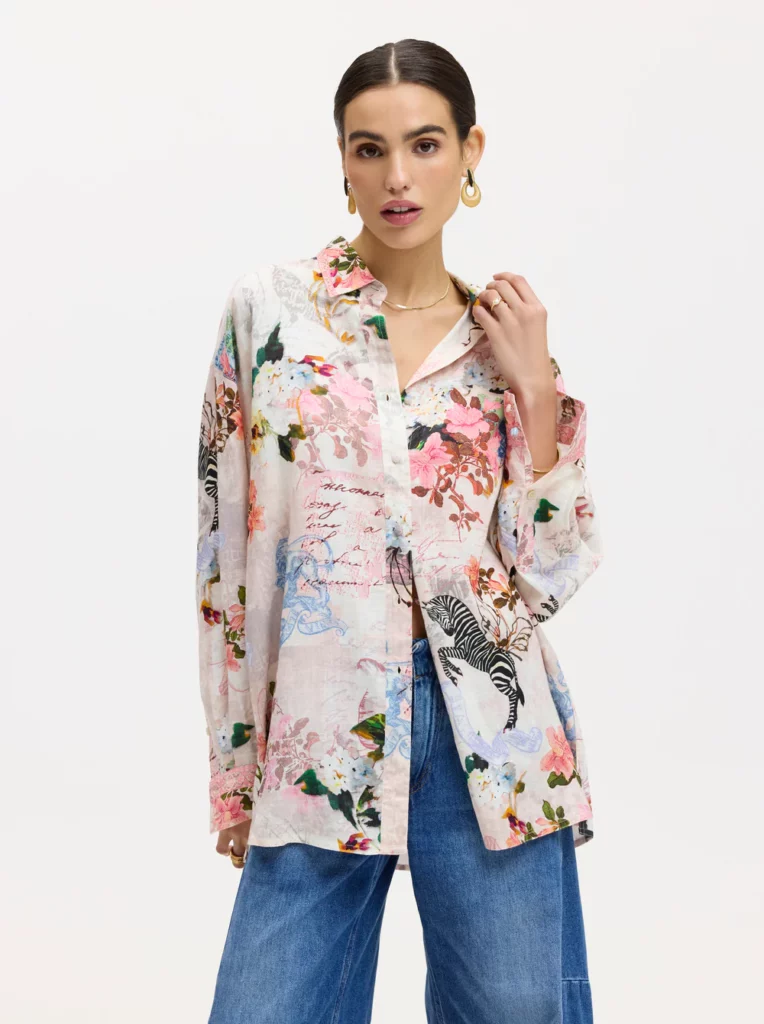 Opening soon at Tanger Fort Worth, Robert Graham brings bold patterns, intricate embroidery, and statement-making menswear designed for effortless luxury. (Courtesy)