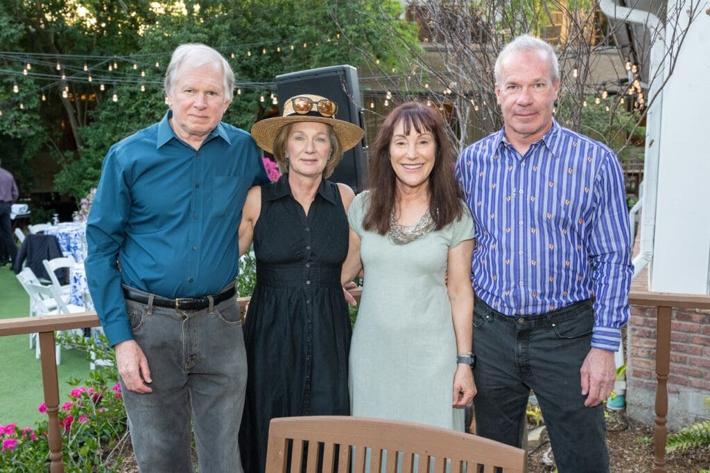 Stephen Liston, MK Campion, ML & Cameron Gilminson at The Houstonian 'Tribute to Mezcal' dinner. (Photo by Jacob Power)