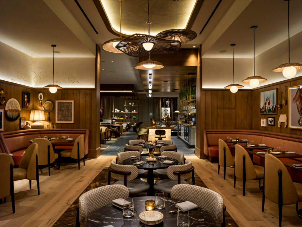 Levantine-inspired restaurant, Lola Rose Grand Mezze is the Thompson Palm Spring’s first dining concept on the second floor.