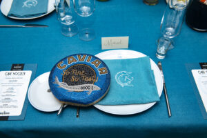 For those unfamiliar, Caviar Kaspia is a storied institution in Paris that also operates a New York City satellite at The Mark hotel. (Photo by Tamytha Cameron )