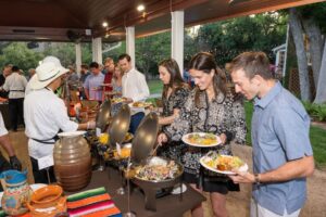 The event was inspired by the bustling mercados of Oaxaca and Puebla.