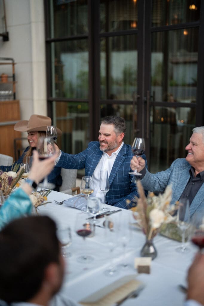 Midland Meat Company co-owner John Scharbauer talked diners through each course. (Photo by Clark Cabus Photography)