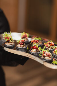 Upon arrival, guests enjoyed hors d'oeuvres, as well as wine from RG|MX and cocktails with LALO Tequila. (Photo by A Sea of Love for Dallas Contemporary)