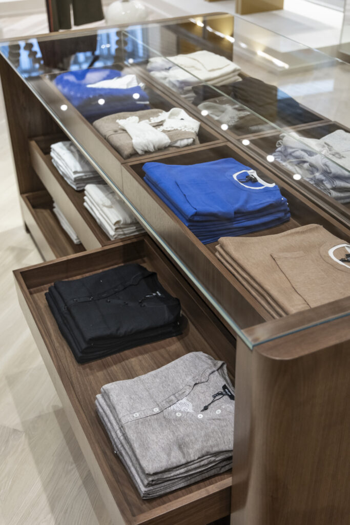 Tenets of the brand's ethos include texture clashing, hi-low styling, feminine v. masculine, "sporty-smart," and color clashing. (Courtesy)