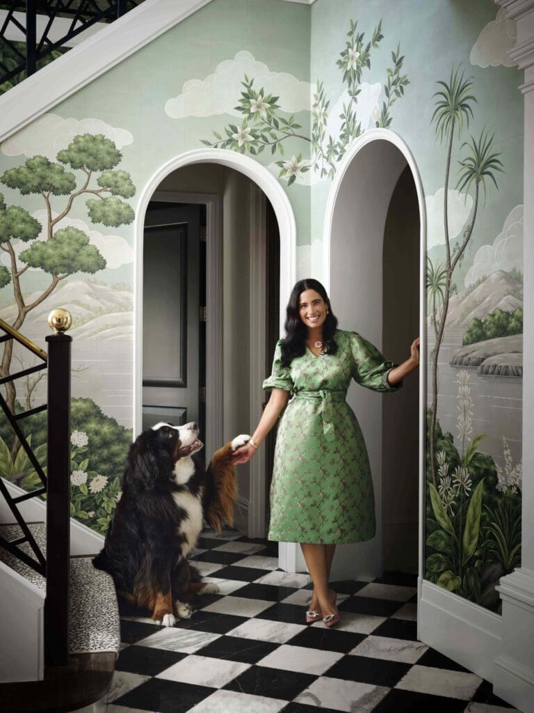 Catalina Gonzalez Jorba with Bosco (Photo by Douglas Friedman)