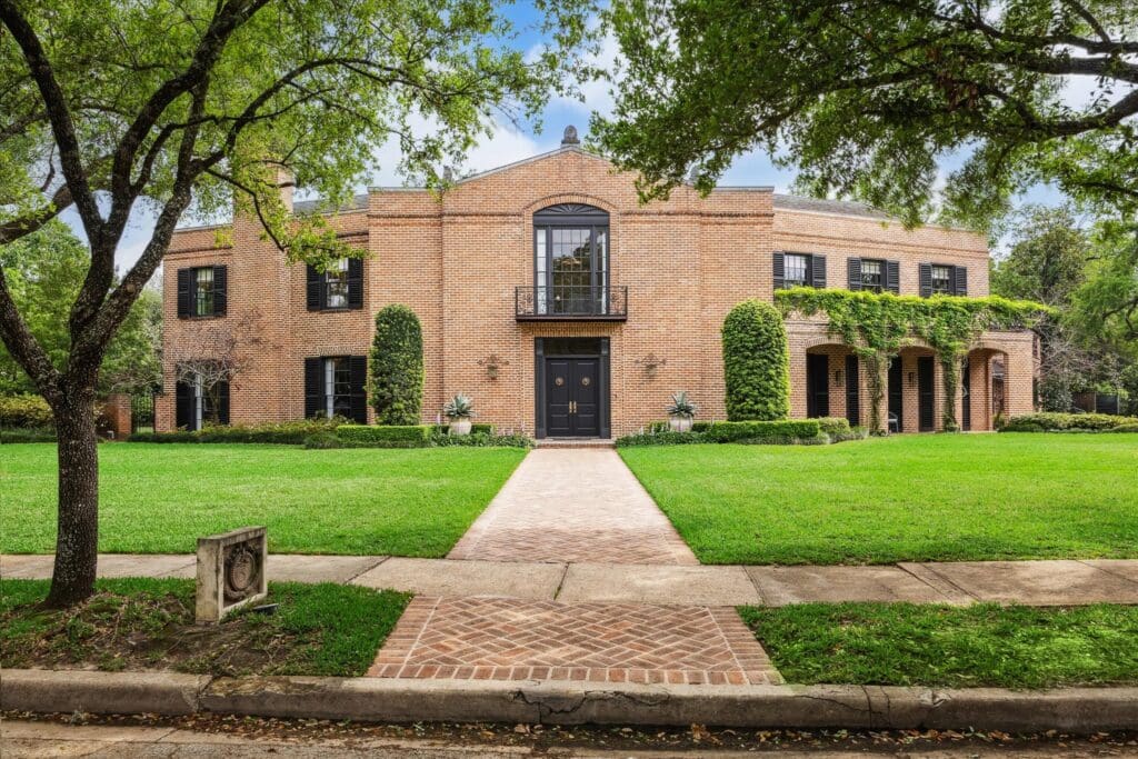 The John Staub-designed home at 3 Remington Lane, on the National Register of Historic Places, hits the market for $9,790,000. (Photo by TK Images)