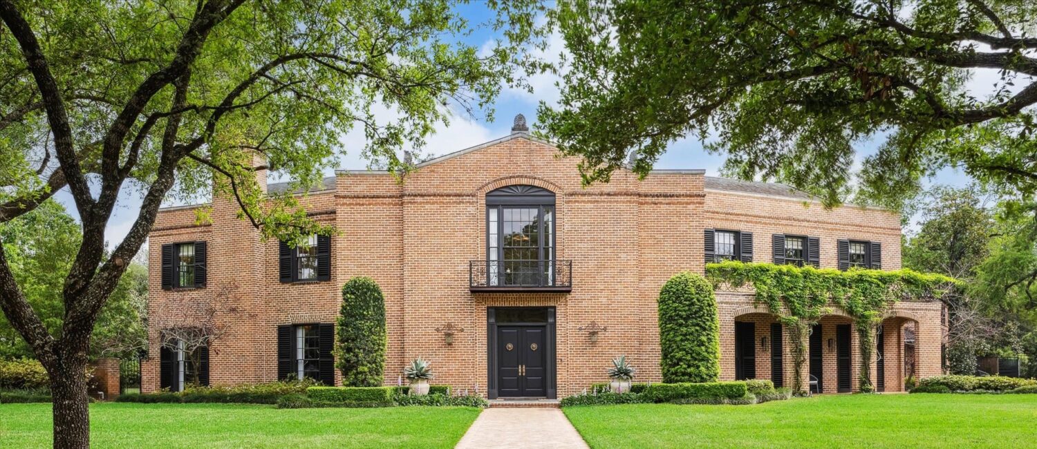 The John Staub-designed home at 3 Remington Lane, on the National Register of Historic Places, hits the market for $9,790,000. (Photo by TK Images)