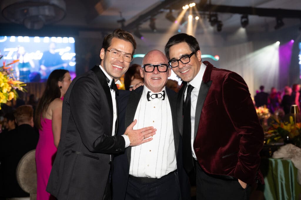 Derrick Shore, Tom Mays, Owen Conflenti  at the Alley Theatre 'Tango Ball' (Photo by Daniel Ortiz)