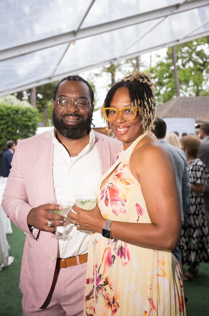 Shelton & Kasey Mitchell at the Trees for Houston Root Ball. (Photo by Daniel Ortiz)