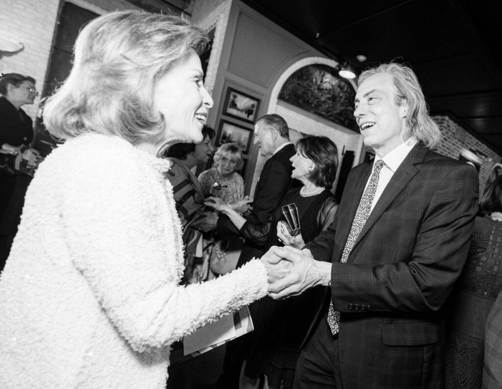 Christopher Rothko greeting at Rothko Chapel Inspirit Dinner (Photo by Hung L. Truong)
