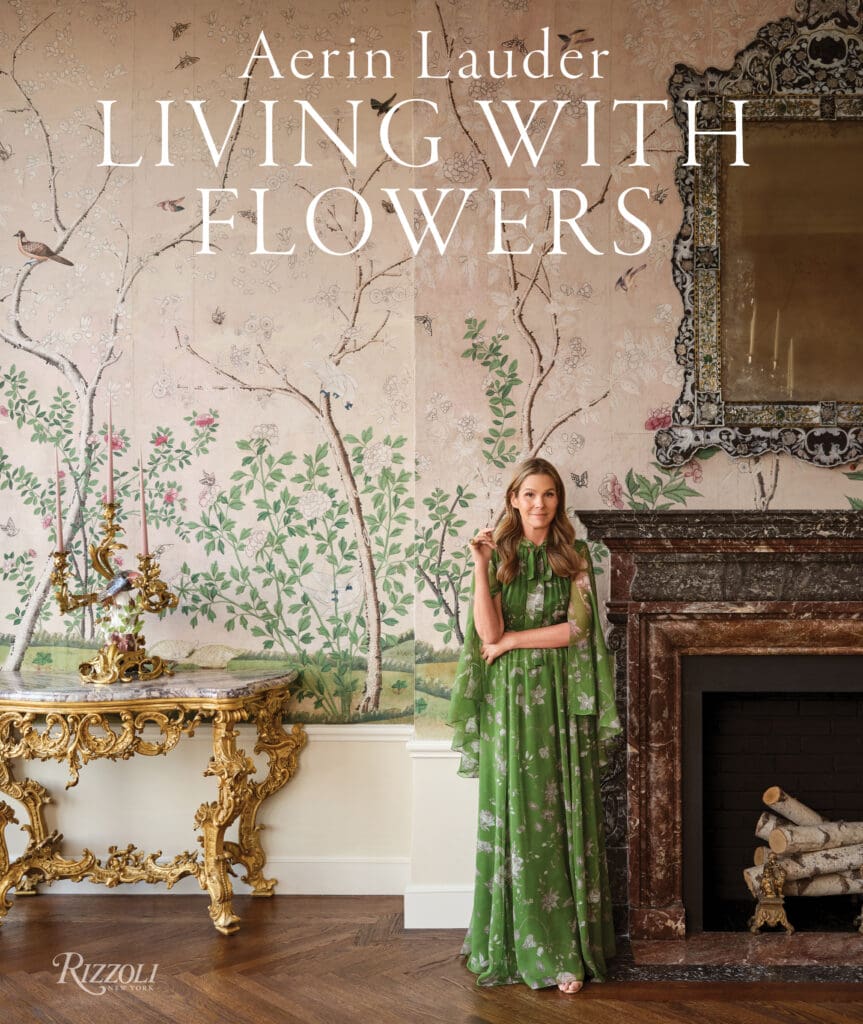 The cover of "Living with Flowers" (Rizzoli) by Aerin Lauder