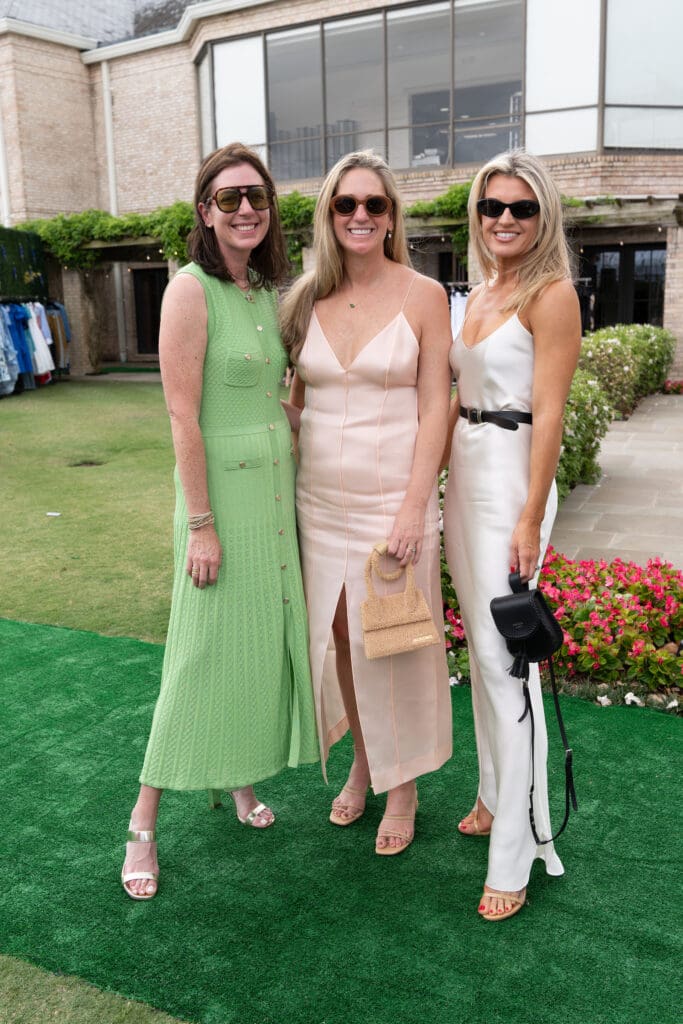 Georgia Piazza, Kelley Scofield, Lindley Arnoldy at the US Men's Clay Court Championship tennis luncheon at River Oaks Country Club (Photo by Daniel Ortiz)