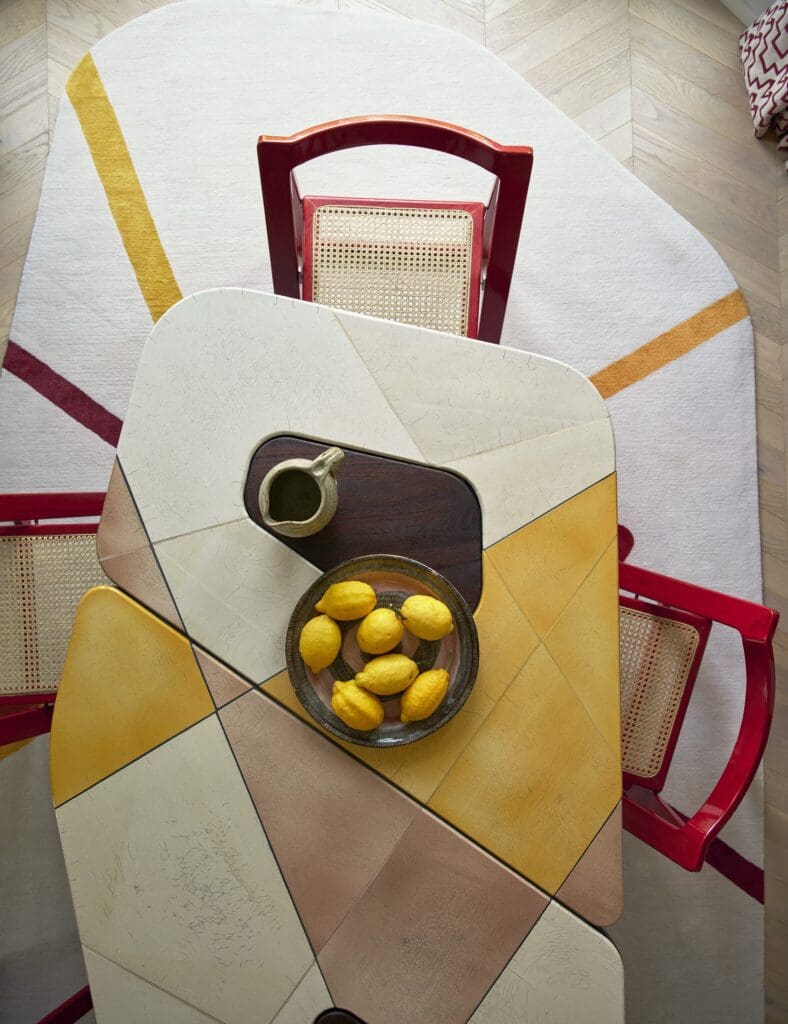 Benni Frowein's dining room table, from the book "Frederic: the Last Word in Chic," Monacelli Press. (Photo by Francesco Lagnese)