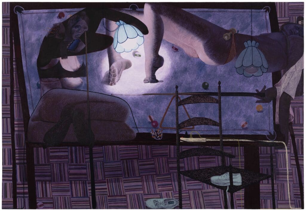 Celeste Rapone's "Strategists," 2025, at Josh Lilley (Photo by Nathan Keay)