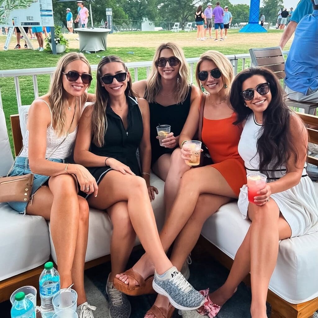 Fans will find plenty of places to relax, socialize, and enjoy the action across Colonial Country Club during tournament week. (Courtesy)