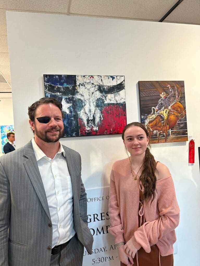 Lucy Willis' “Lone Star Spirit” was selected by Congressman Dan Crenshaw as the Most Creative entry. (Photo courtesy of Dan Crenshaw)