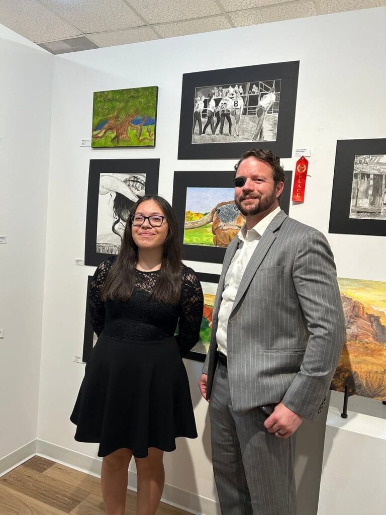 Runner-up for Most Texan was Isabel Martinez of Porter High School. (Photo courtesy of Dan Crenshaw)