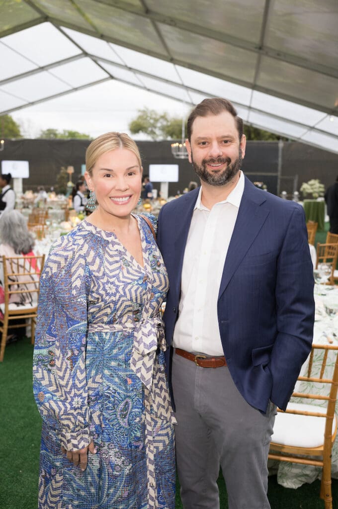 Meg & Andrew Duca at the Trees for Houston Root Ball. (Photo by Daniel Ortiz)