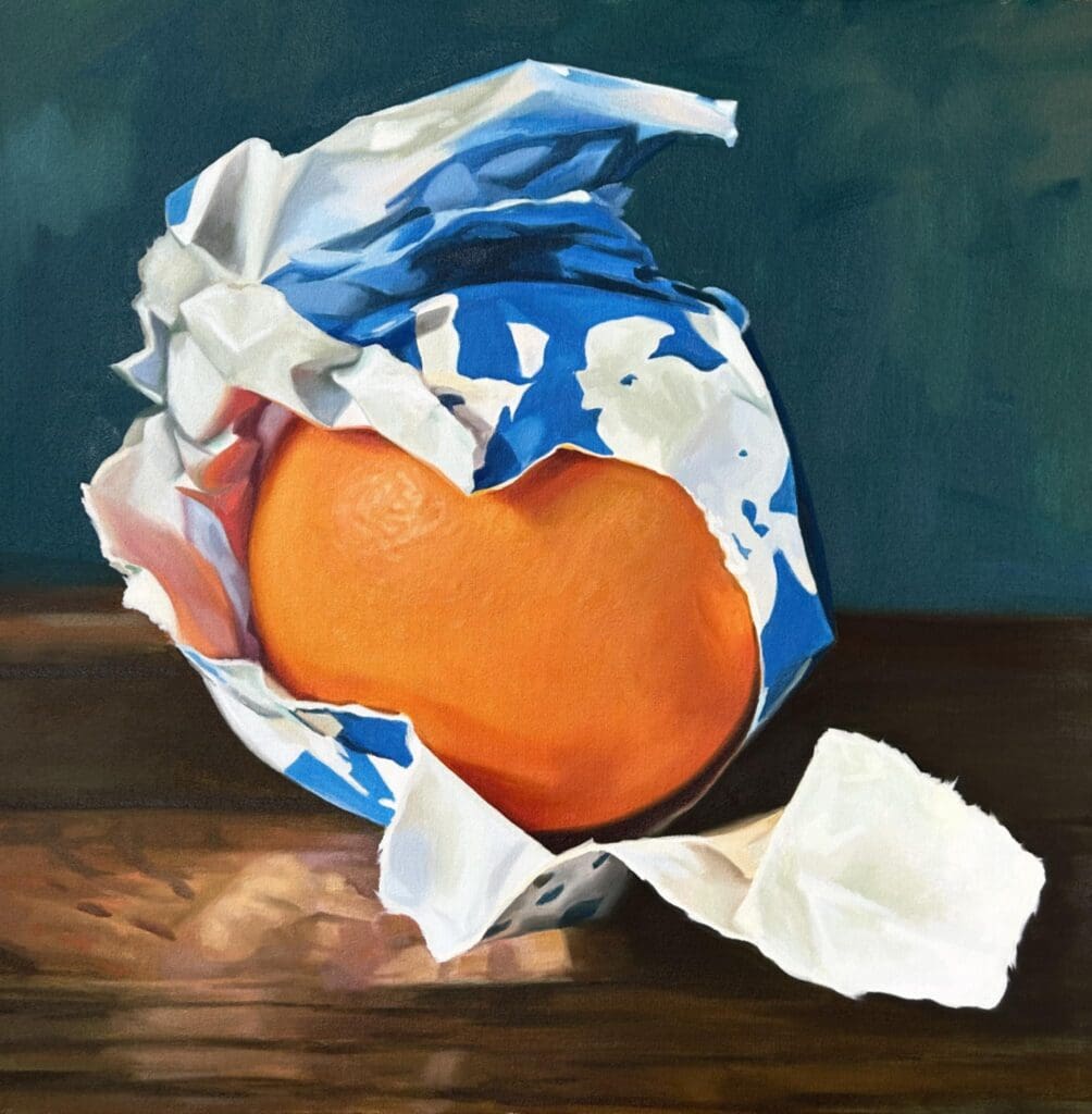 The image of an orange is central to A Humble Gift. (Courtesy)